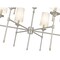 Z-Lite Emily 9 Light Chandelier, Brushed Nickel & Off White 3033-9BN - alternate 5